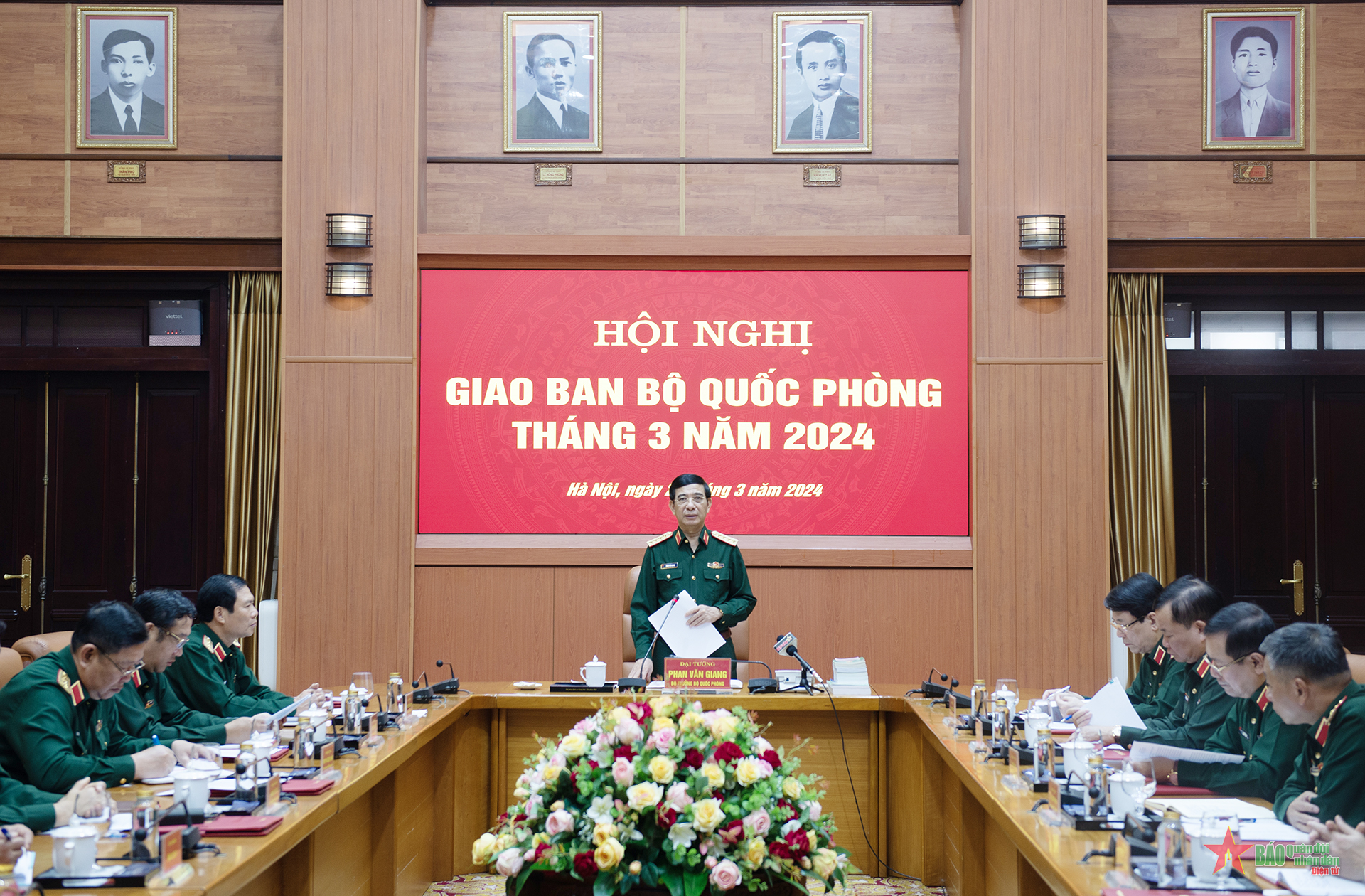 Giao ban Bộ Quốc phòng tháng 3-2024: Nắm chắc, dự báo đúng tình hình, tham mưu xử lý kịp thời các tình huống